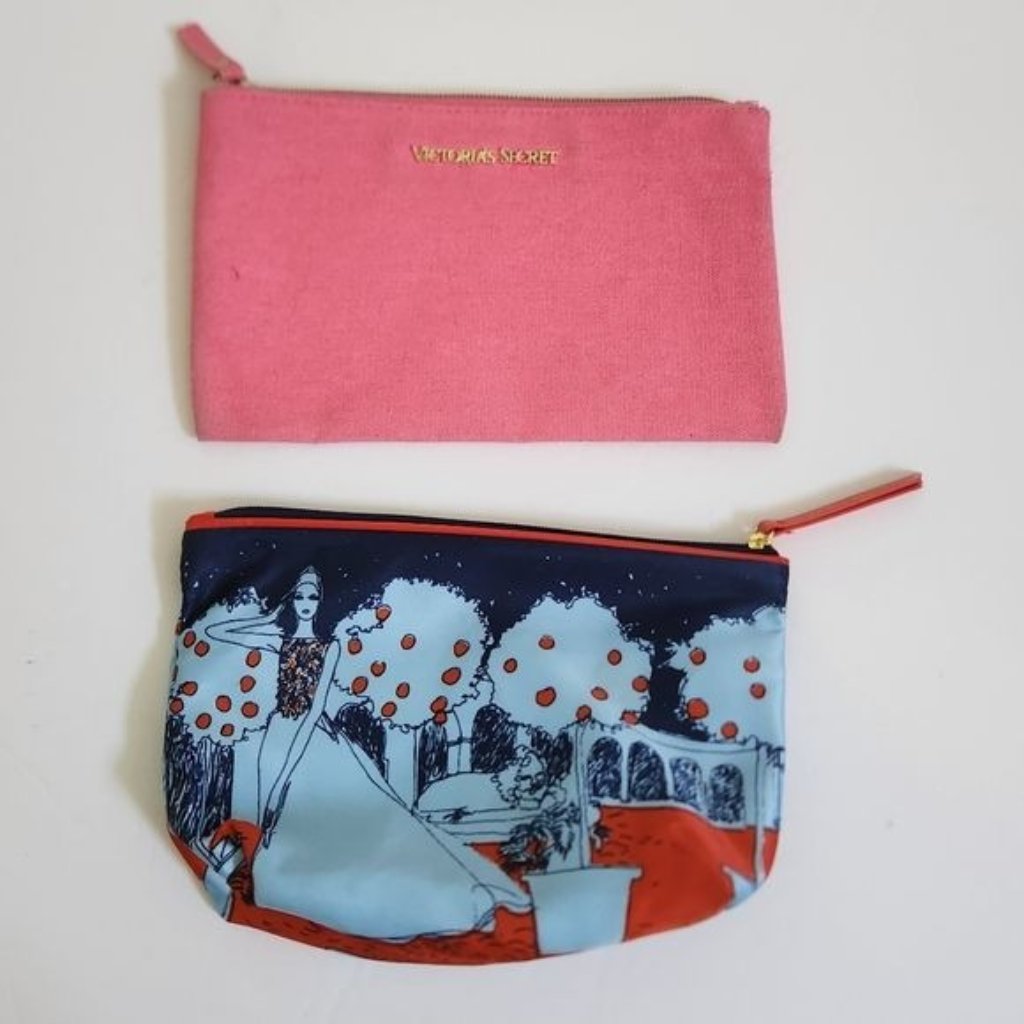 Victoria's Secret & Este Lauder Cosmetic Bag Bundle